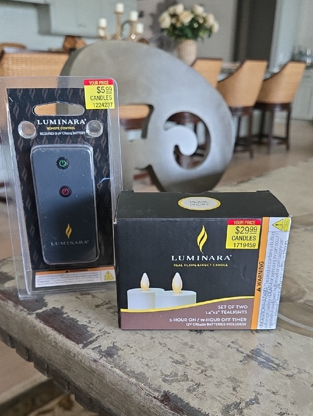 *Last Set* Luminara Ivory Flameless LED Tea Lights Plus Remote, NWT & Bonus Gift - Picture 7 of 14